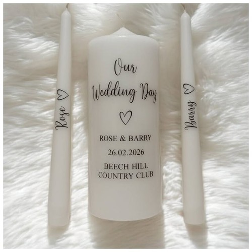 Personalised wedding day - personalised, unity