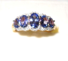 1.45ct  AA Tanzanite & Diamond
