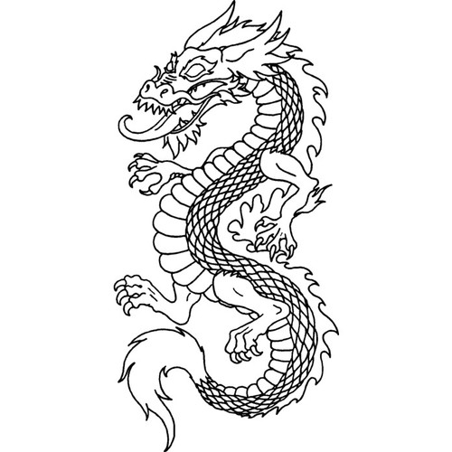 Chinese dragon unmounted - dragon',