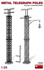 MIN35529 - Miniart 1:35 - Metal Telegraph Poles