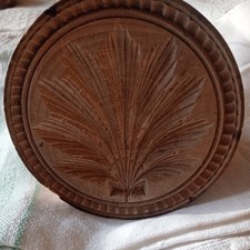 ANTIQUE WOODEN BUTTER STAMP