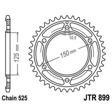 CORONA JT 899 Z42 FOR KTM 990