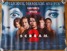 SCREAM 2 ORIGINAL UK QUAD POSTER