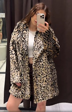 Zara Animal Print Faux Fur