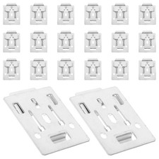  20 Pcs Roller Blind Brackets Side Fitting Metal Curtain Repair Code Kit