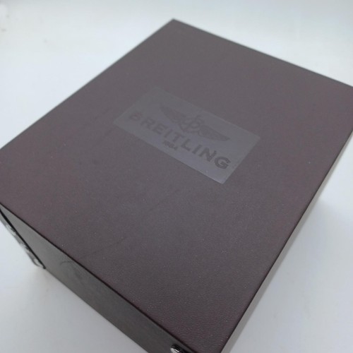 Breitling used brown watch box - brown,