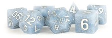 Silicone Rubber Poly Dice Set: Glacial Debris