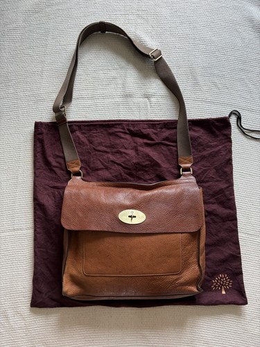 Mulberry brown pebbled leather - brown,