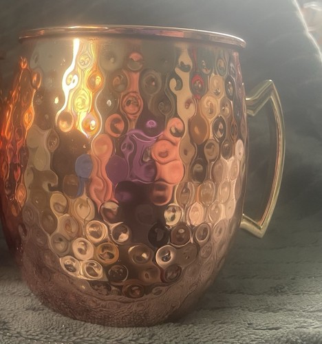 Hammered copper moscow mule - hammered,