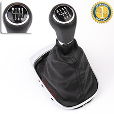 Pomello Leva del Cambio per Opel Mokka X Chevrolet Trax 6 Marce Nero Pelle