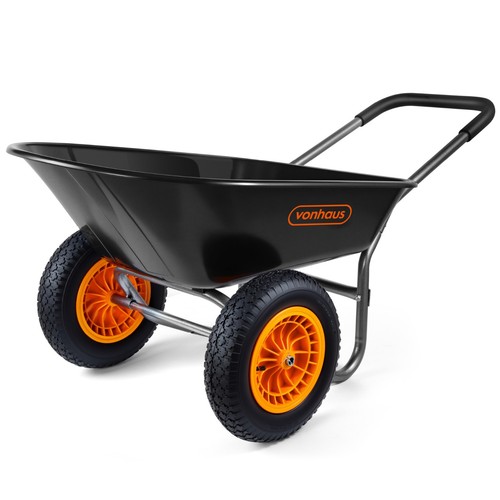 Vonhaus 78l wheelbarrow - vonhaus,