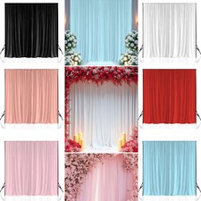 Wedding Backdrop Curtains Drapes Stage Photography Background Stretchable Fabric