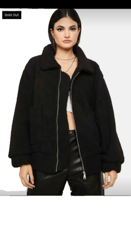 Night feel fly faux fur - me,