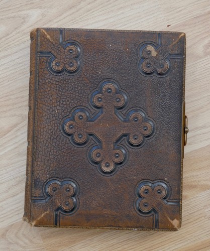 Victorian photo album filled - photo,