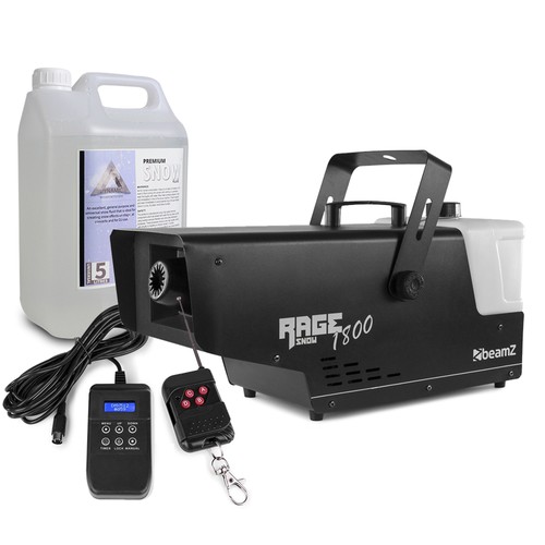 Beamz rage1800 snow machine - snow,