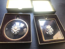 2 Cameo Flowers In Miniature