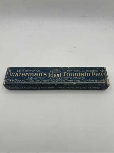 Waterman ideal pen box - waterman, only