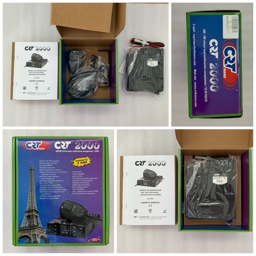 New crt 2000 cb radio - crt, am/fm