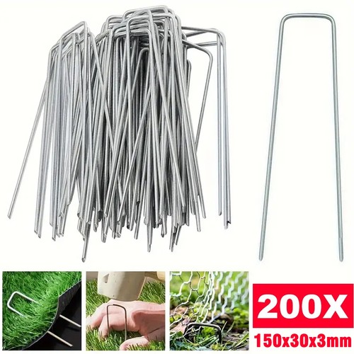 200 pack galvanised pins - galvanised,
