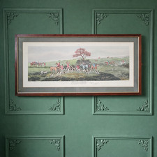 Antique Fox Hunting Print