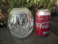 Vtg Crystal Cut Glass