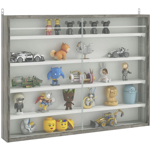 Wall glass display cabinet - wall,