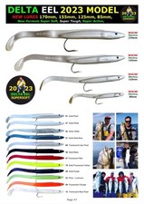 NEW SIZE SANDEEL LURES DELTA