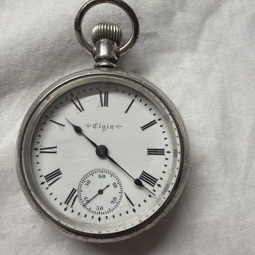 Antique elgin pocket - antique, watch