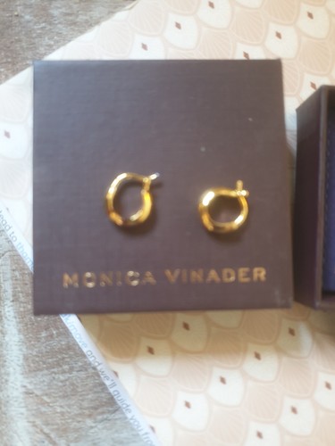 Monica vinader gold plated - gold,