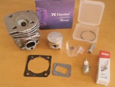 Hyway Titanikel cylinder pop up piston Caber for Husqvarna 346xp 350 353 45mm 