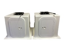2 x GRP Boat Seat Storage Box