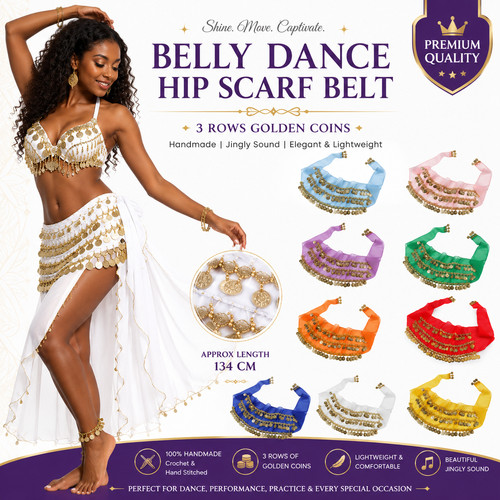 3rows belly dance wrap - 3rows,