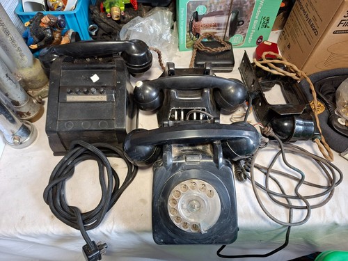 Vintage telephones see photos - see,