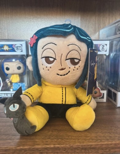 Coraline and cat plush - coraline,