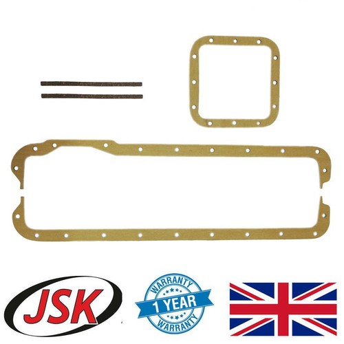Oil sump pan gaskets - pan, rope
