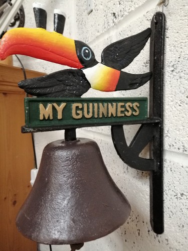 Guinness cast iron toucan - toucan, bar