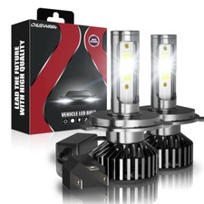For Mini Cooper One R56 R55 R57 R58 R59 2x H4 LED Headlight Bulbs High/Low Beam