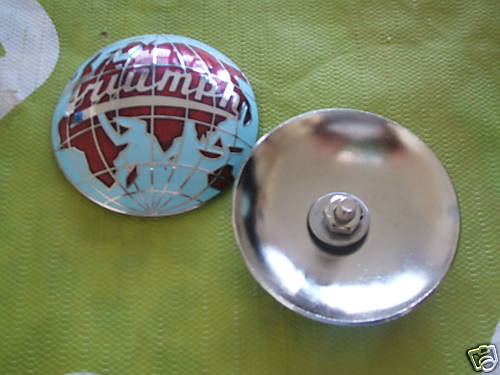 Triumph roadster globe hub cap - roadster,