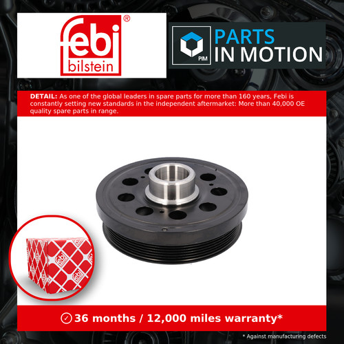 Crankshaft pulley fits - fits, bmw