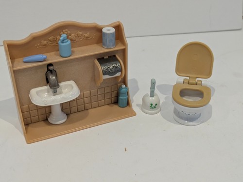 Sylvanian families bathroom - sylvanian,