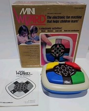 VTech Mini Wizard Electronic Game 1987 Working Retro Unit Box With Instructions