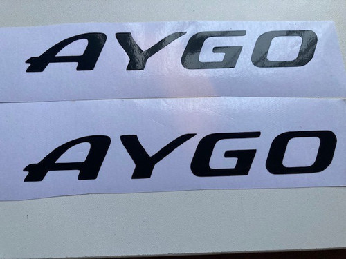 Toyota aygo decals - toyota, x