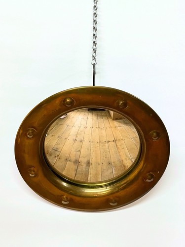 Original english brass - brass, convex