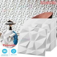 Modern Decorative Wall Panel 3D Wall Decor PVC Panels Cladding Panels Home 40PCS