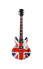 Mini Union Jack Guitar Model