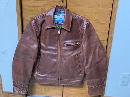 Aero leather cowhide jacket - cowhide,