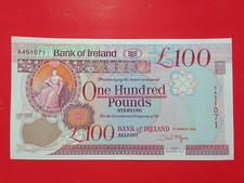 Bank of Ireland £100 A451071