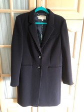 Hobbs Tilda Navy Blue Coat Size 12 New with Tags