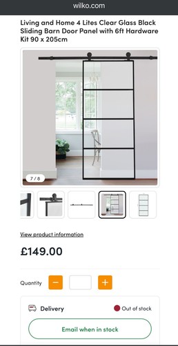 Sliding barn door - door, panel