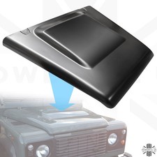 Bonnet for Land Rover Classic Defender Puma type with hump 2007+ steel hood